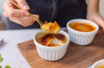 Simple Vegan Crème Brûlée